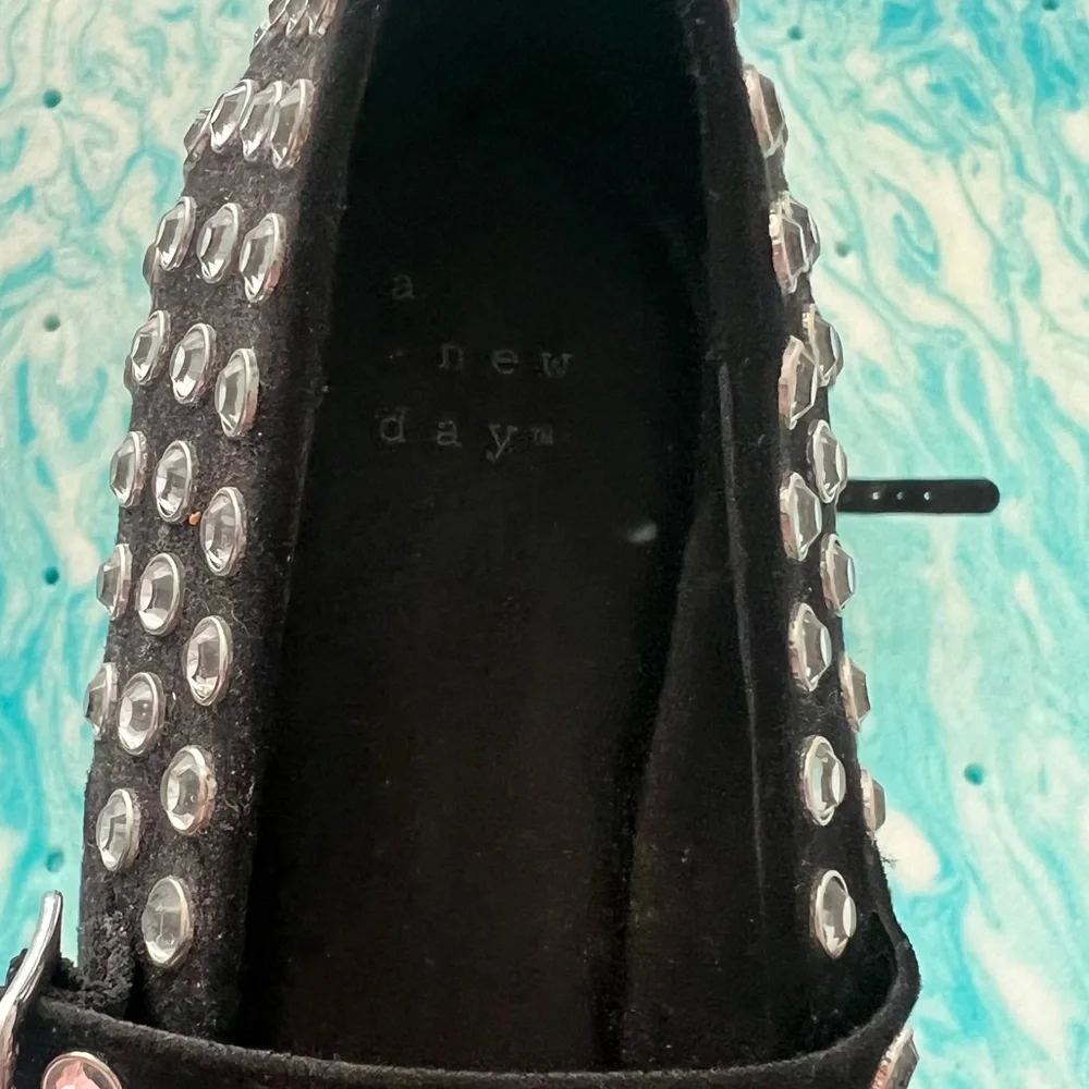 a new day Black Studded Mary Jane Flats - Picture 3 of 3
